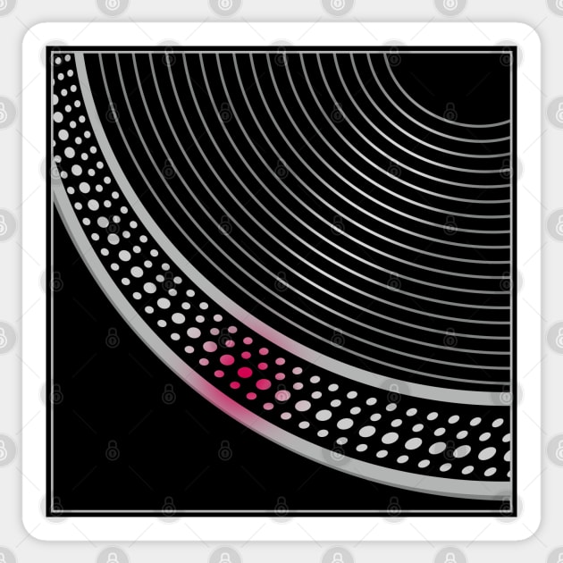 DJ 1210 Turntable Sticker by McNutt